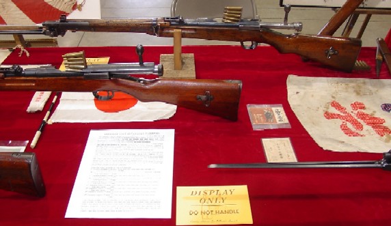 Japanese Type 44 Carbine Display Birmingham AL AGCA Show 10/23/04 Stancil Collection