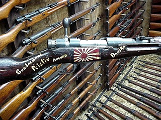 38 Carbine Marked with 'Trench Art' denoting Islands in campaign