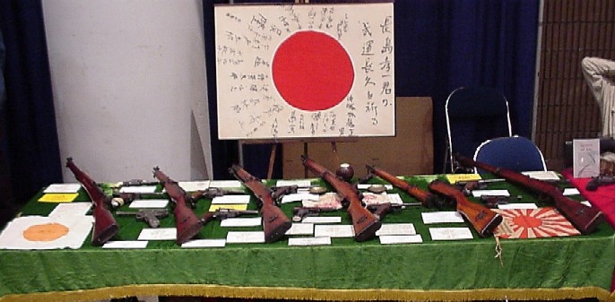 Japanese Weapon Display Montgomery CASCI Show 3/16/03 Stancil Collection