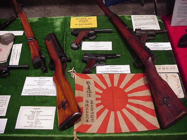 Japanese Weapon Display Montgomery CASCI Show 3/16/03 Stancil Collection