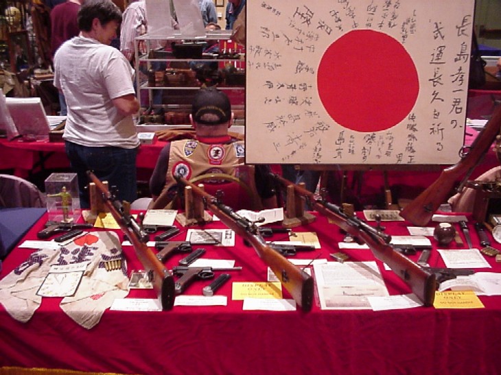 Nambu/44 Carbine Display Picture 2 TMCA Show Thanksgiving 2002 Stancil collection